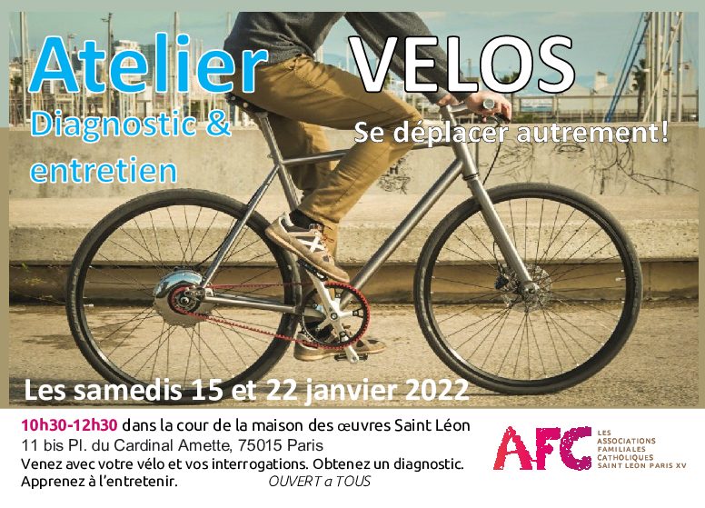 Lire la suite à propos de l’article Ateliers Vélo – 12 & 19 février 2022